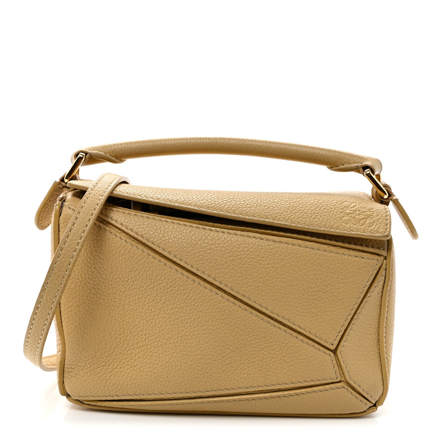 Loewe Calfskin Mini Puzzle Bag Dark Butter 1 of 10