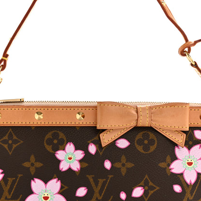 Louis Vuitton Monogram Cherry Blossom Pochette Accessories Brown 8 of 13