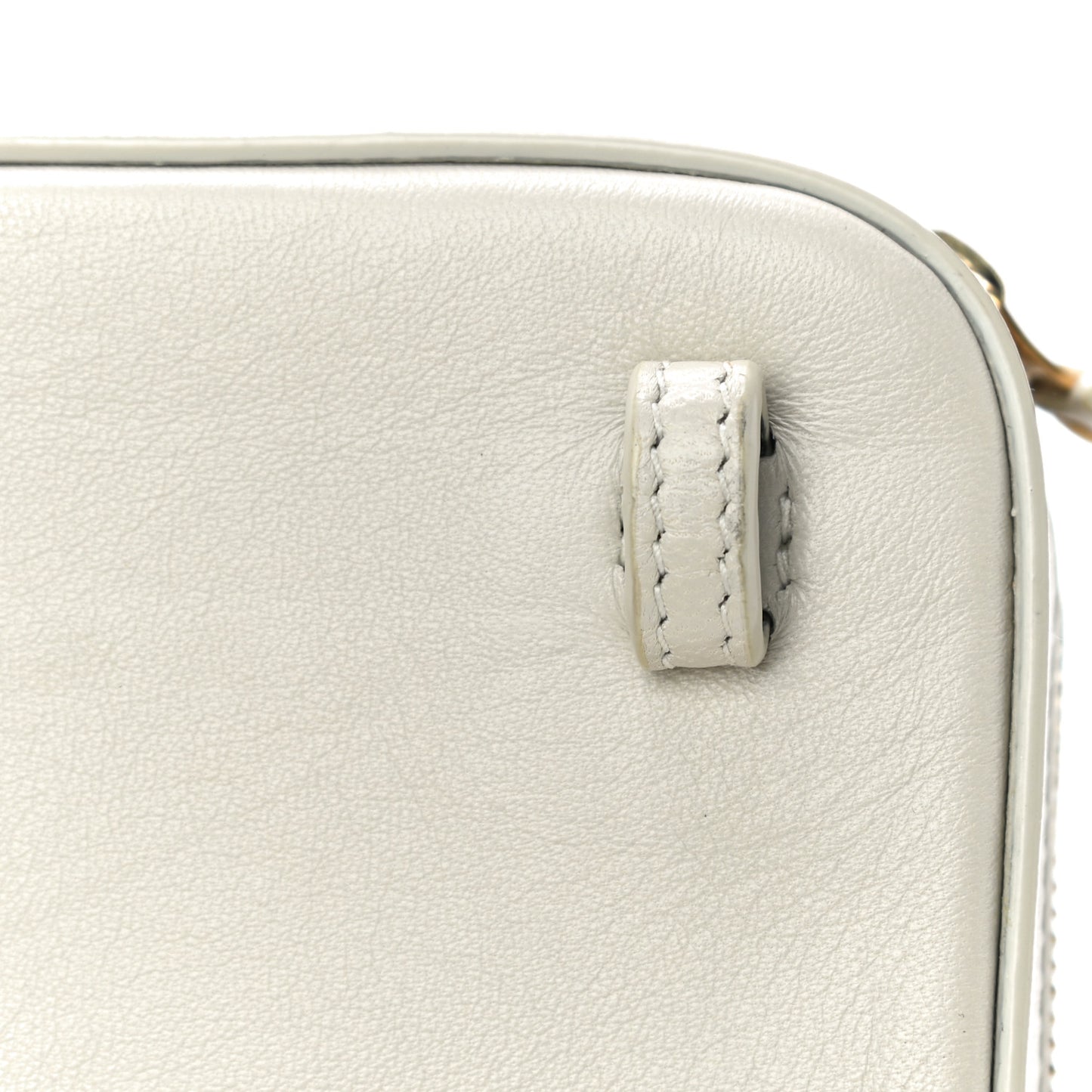 Lambskin Matelasse Vicky Monogram Belt Bag Crema Soft