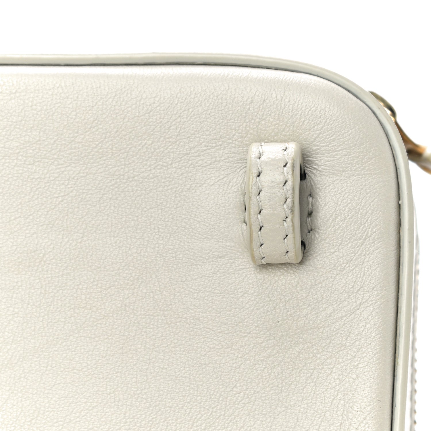 Saint Laurent Lambskin Matelasse Vicky Monogram Belt Bag Crema Soft 10 of 11