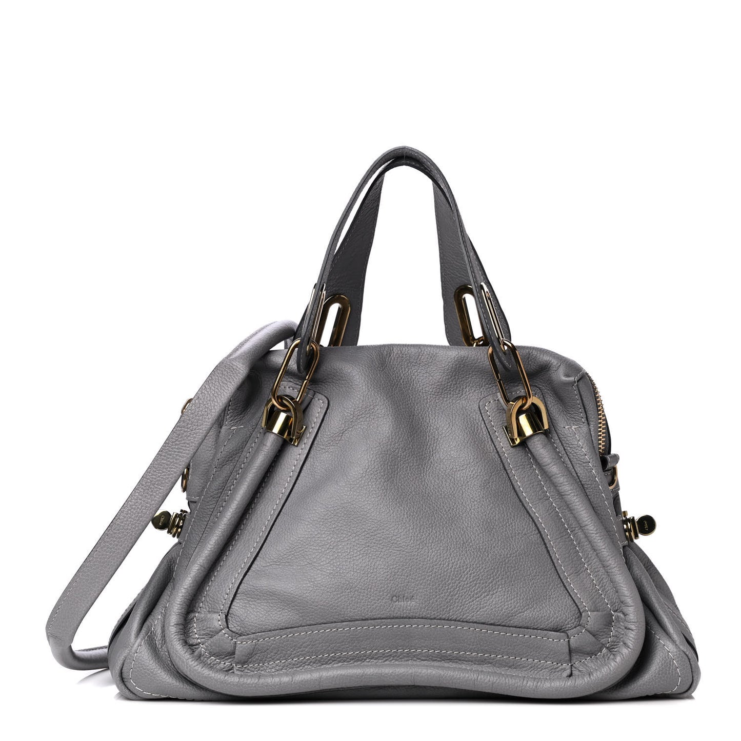 Calfskin Medium Paraty Cashmere Grey