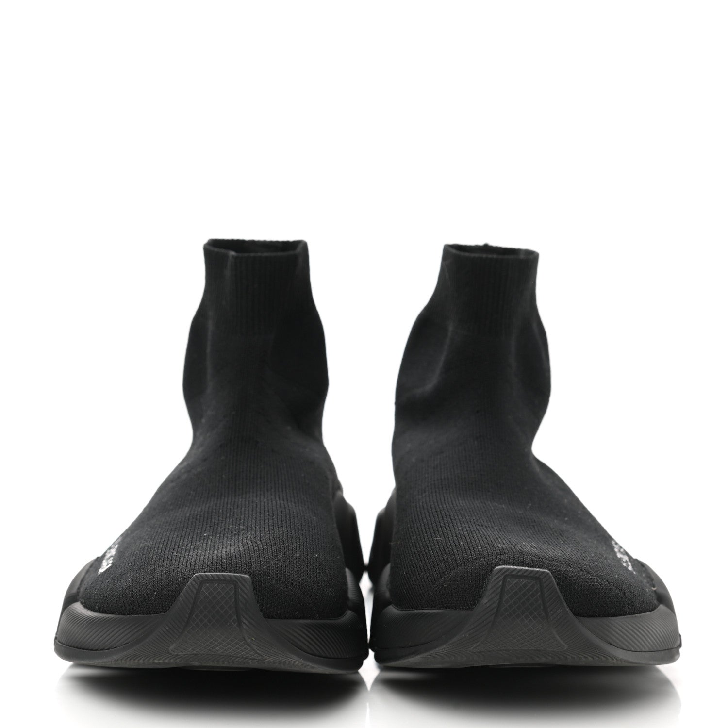 Balenciaga Technical 3D Recycled Knit Womens Speed 2.0 Sneakers 39 Monocolor Black 1 of 8