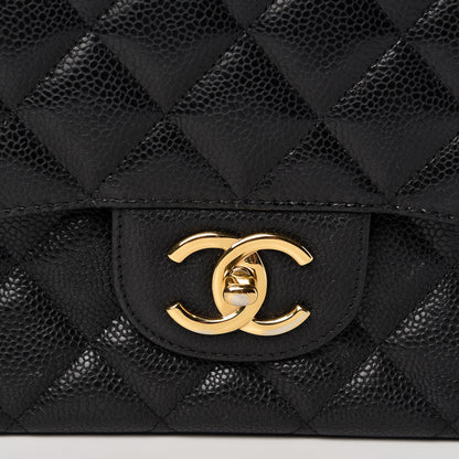 Chanel Caviar Quilted Maxi Double Flap Black 8 of 10