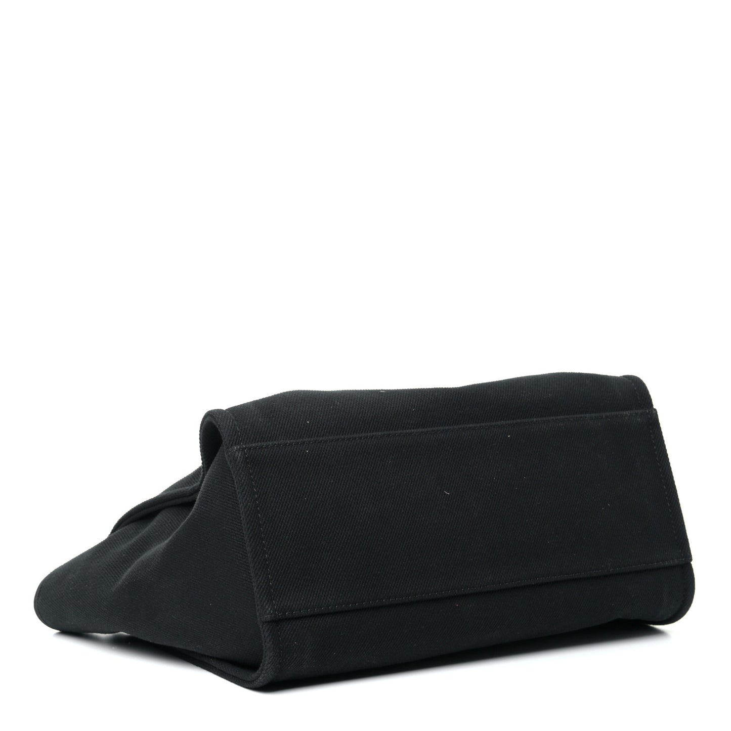 Canvas Pearl Medium Deauville Tote Black