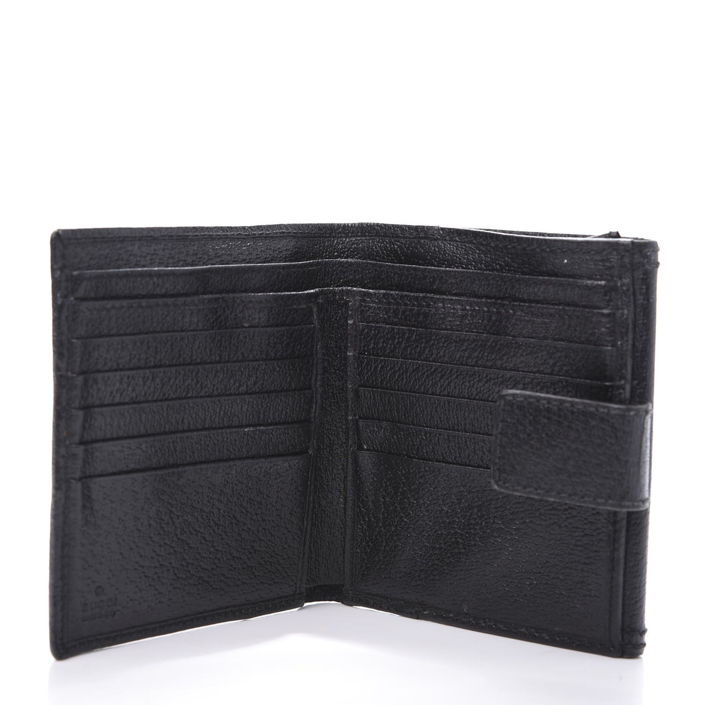 Monogram Bamboo French Wallet Black