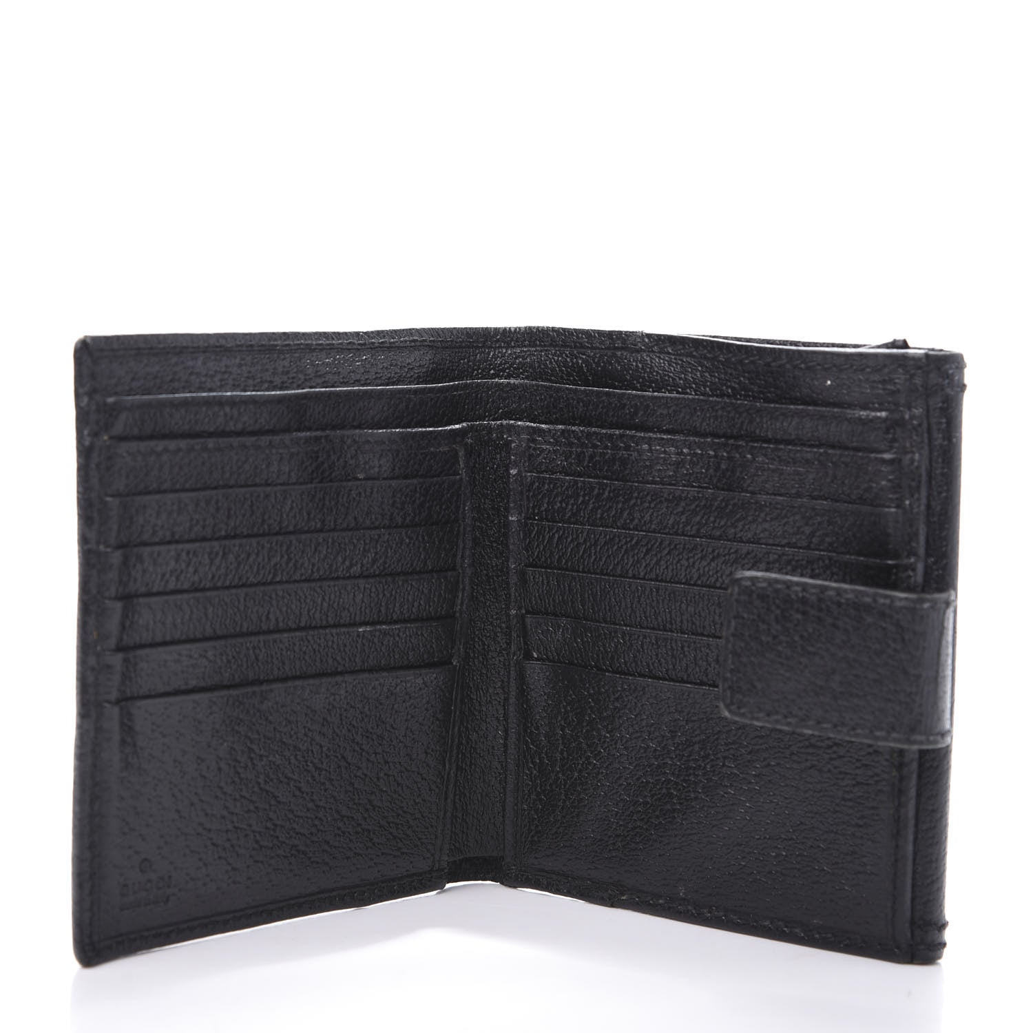 Gucci Monogram Bamboo French Wallet Black 5 of 11