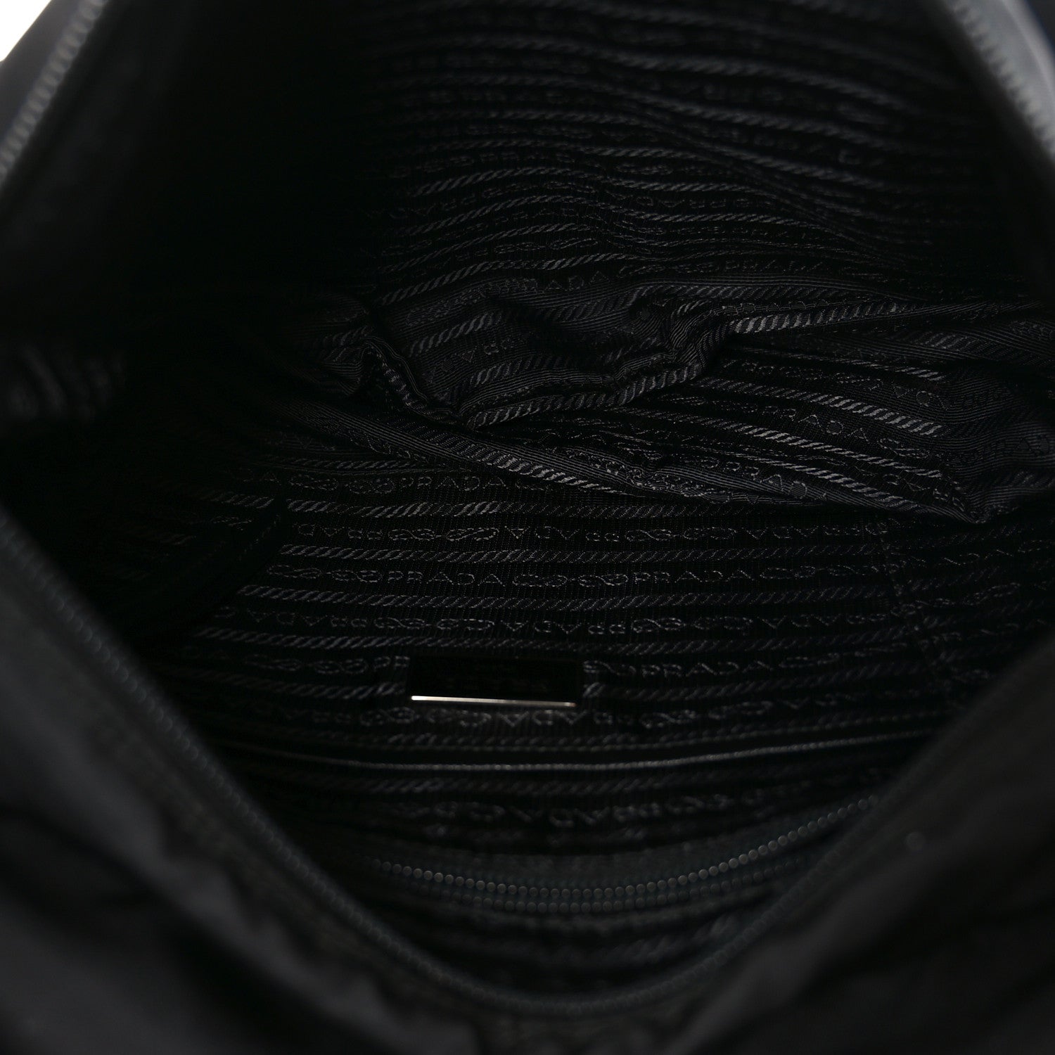 Prada Nylon New Vela Studded Marsupio Belt Bag Black Fuoco 5 of 9