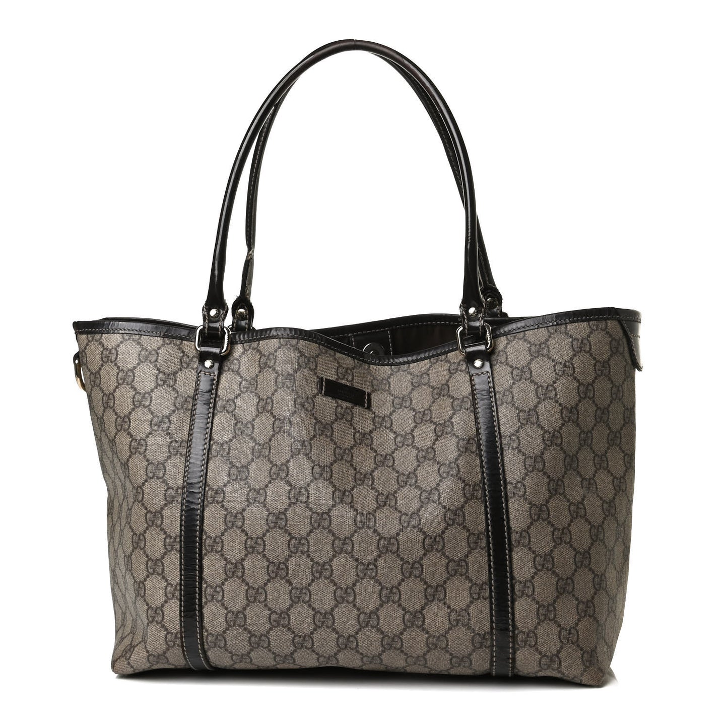 GG Plus Monogram Medium Joy Tote Dark Brown