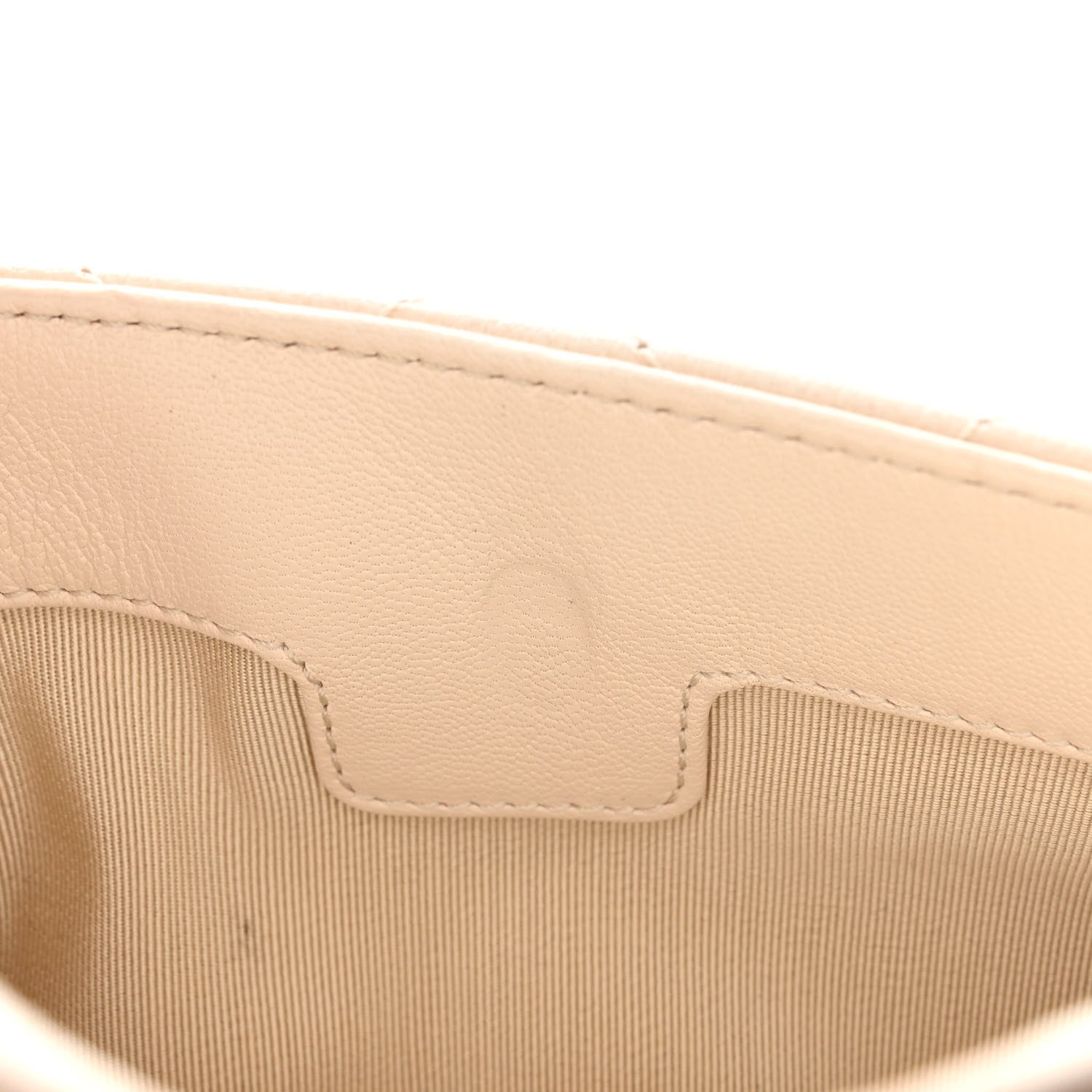 Chanel Goatskin Quilted Tri-Color Small In & Out Camera Case Black White Beige 12 of 12