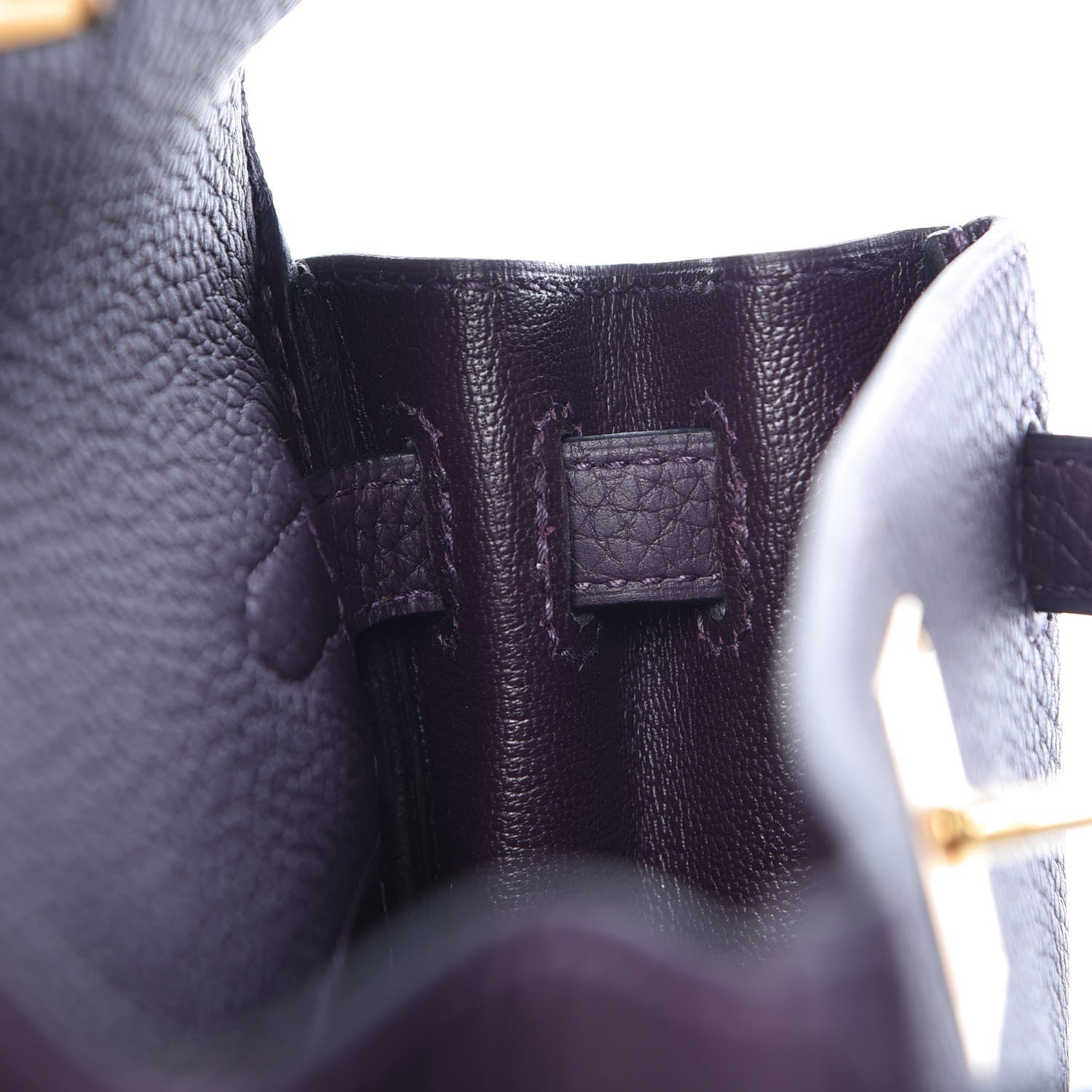 Hermes Togo Kelly Ado Backpack Raisin 11 of 34