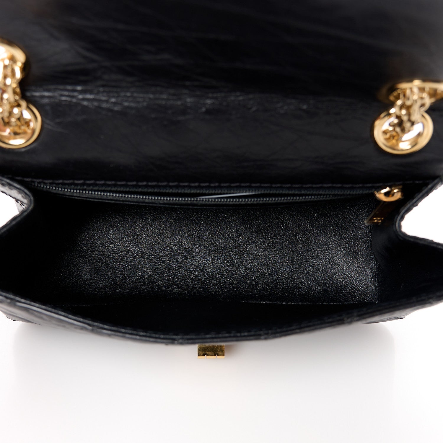 Chanel Aged Calfskin Quilted 2.55 Reissue Mini Flap Black 5 of 10