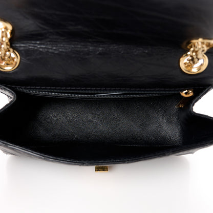 Chanel Aged Calfskin Quilted 2.55 Reissue Mini Flap Black 5 of 10