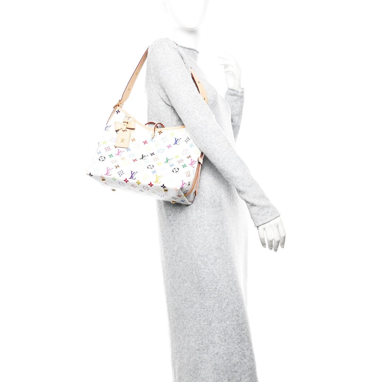LV X TM Monogram Multicolor CarryAll PM White