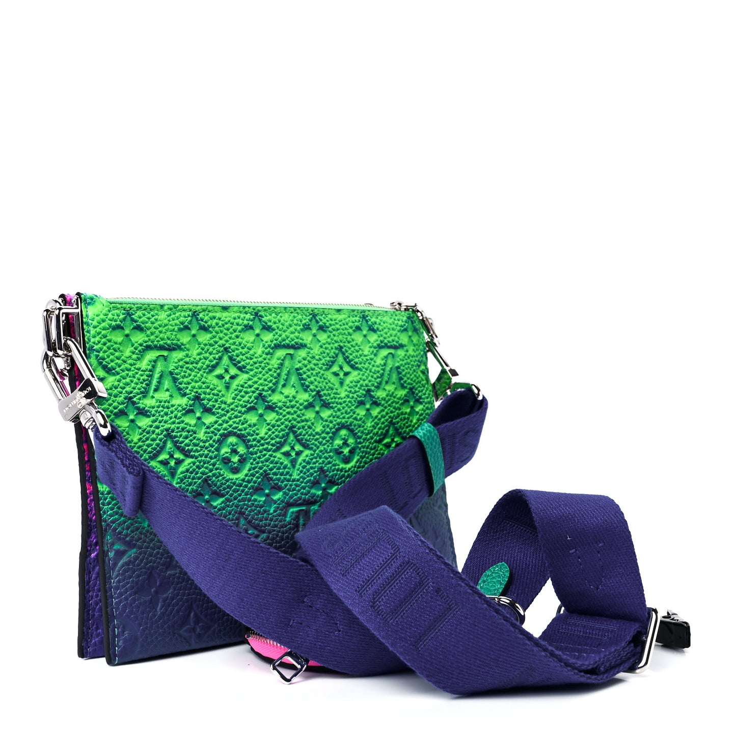 Taurillon Illusion Trio Pouch Bleu Rose