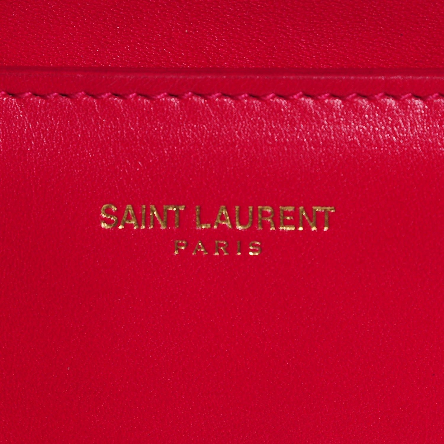 Saint Laurent Calfskin Classic Duffle 6 Fuchsia 6 of 8