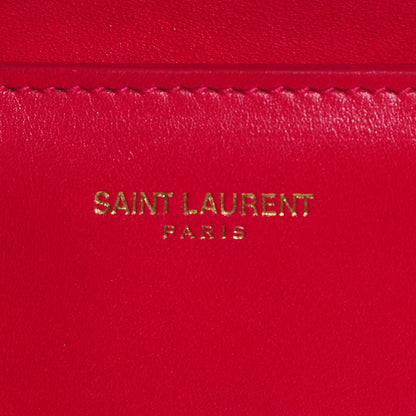 Saint Laurent Calfskin Classic Duffle 6 Fuchsia 6 of 8
