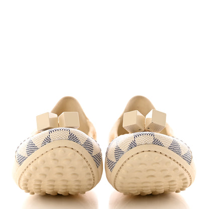 Louis Vuitton Damier Azur Lovely Ballet Flats 37.5 2 of 21