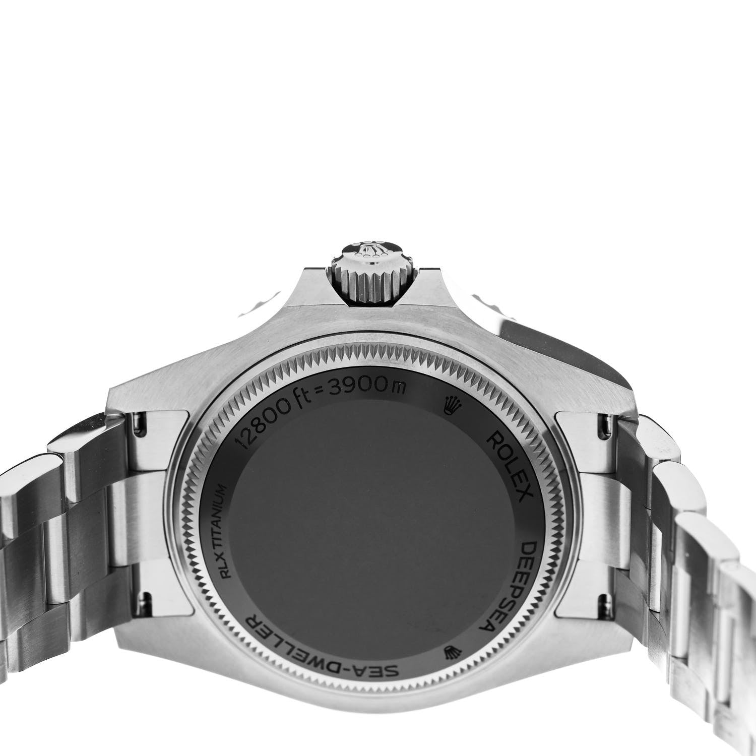 Rolex Stainless Steel 44mm Oyster Perpetual Date Sea-Dweller Deepsea James Cameron Watch Blue 136660 4 of 5