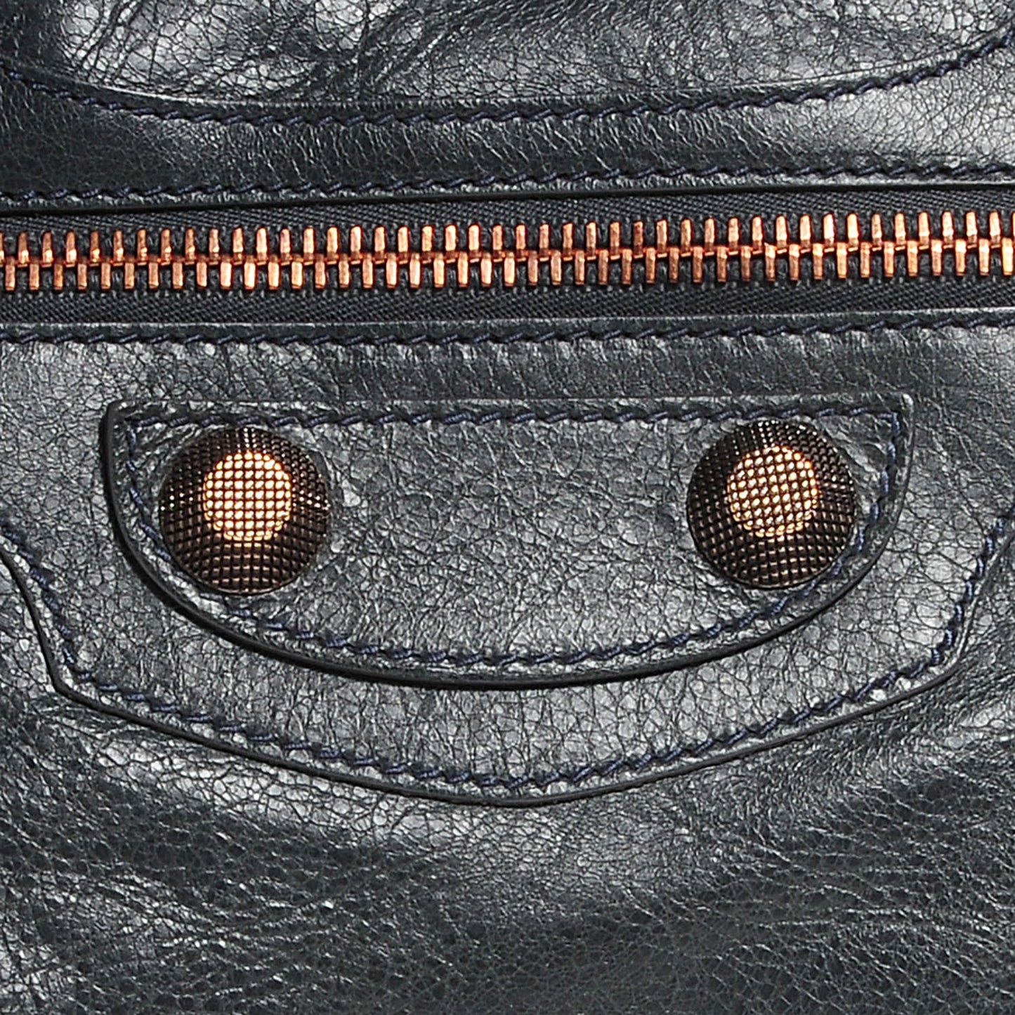 Agneau Giant 21 Rose Gold Hardware Velo Anthracite