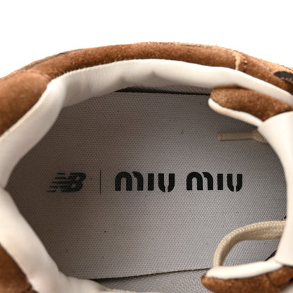 Miu Miu X NEW BALANCE Suede 530 SL Sneakers 38.5 Cinnamon 8 of 9
