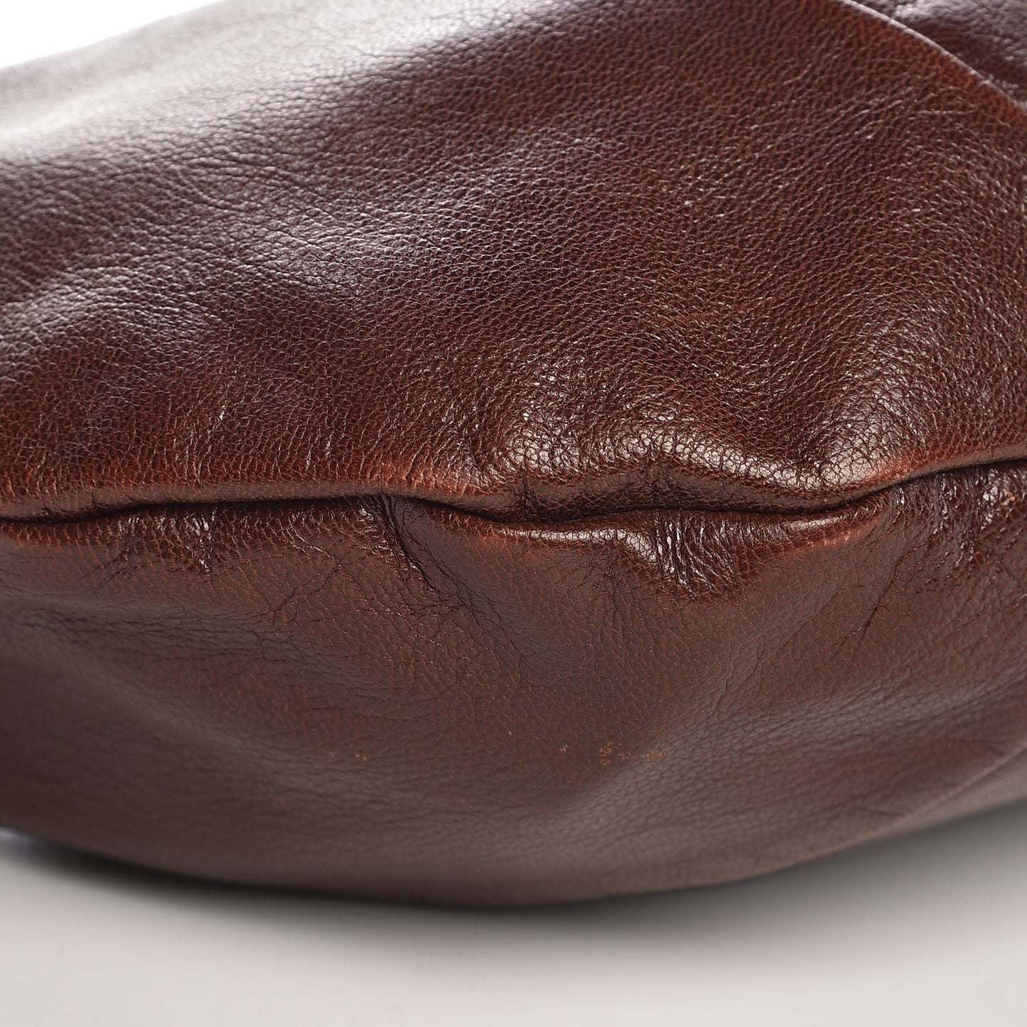 Sheepskin Mombasa Horn Hobo Brown