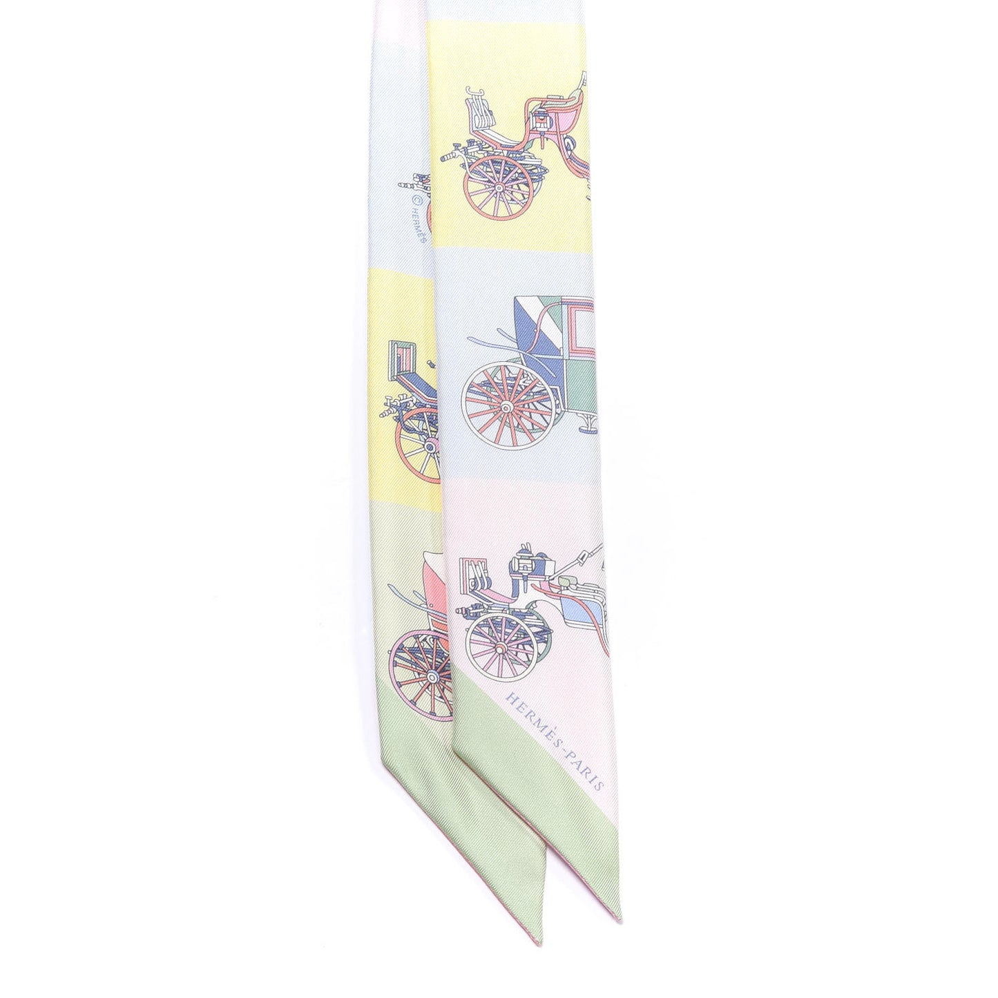 Silk Les Voitures Exquises Twilly Rose Pale Jaune Pale