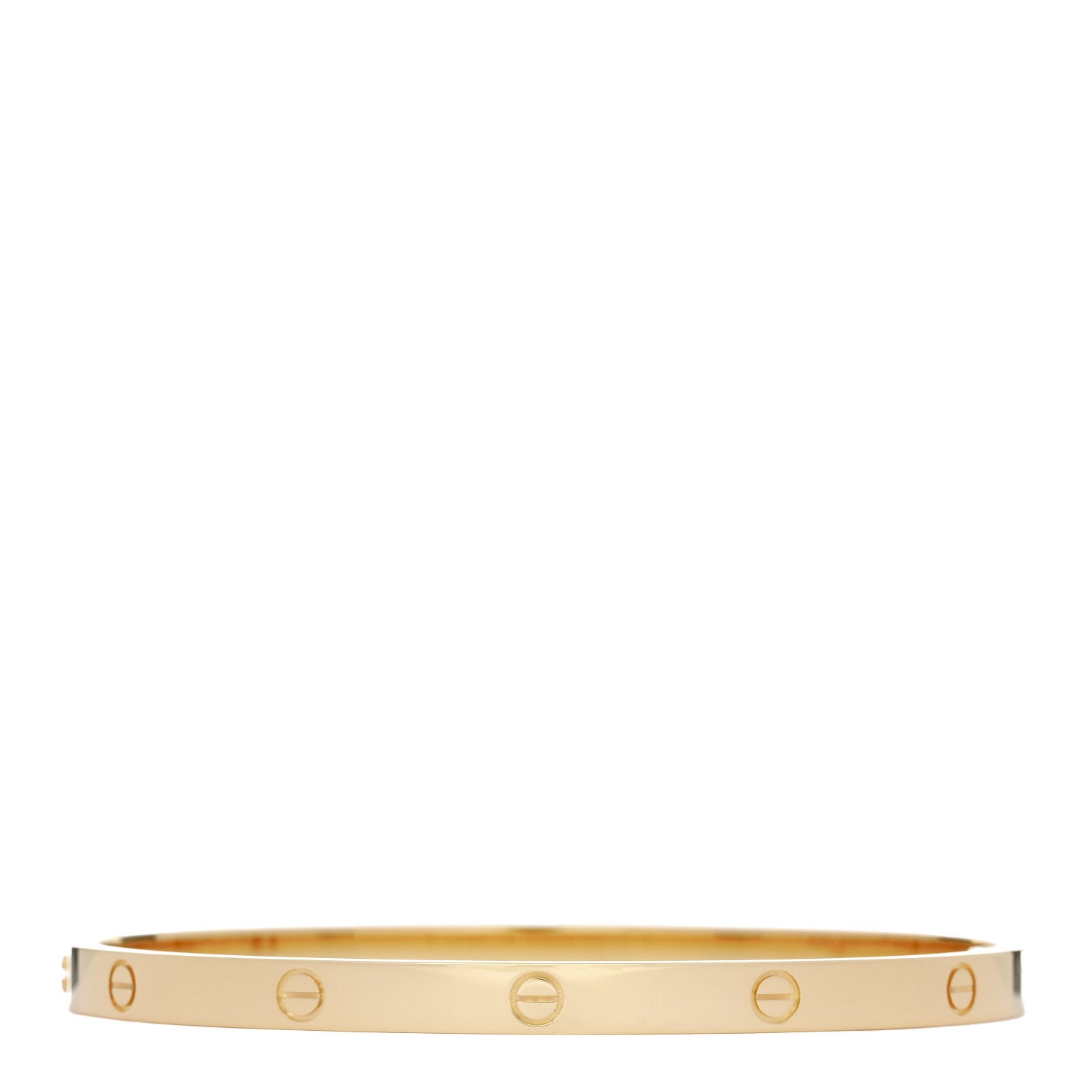 Cartier 18K Yellow Gold Medium LOVE Bracelet 19 2 of 8