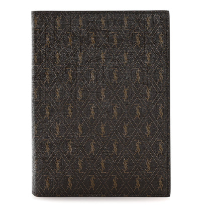 Saint Laurent Classic Toile Monogram A6 Agenda Sleeve Brown 1 of 6