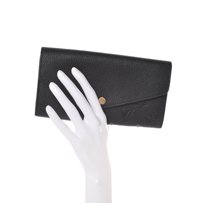 Louis Vuitton Empreinte Sarah Wallet NM Black 2 of 7