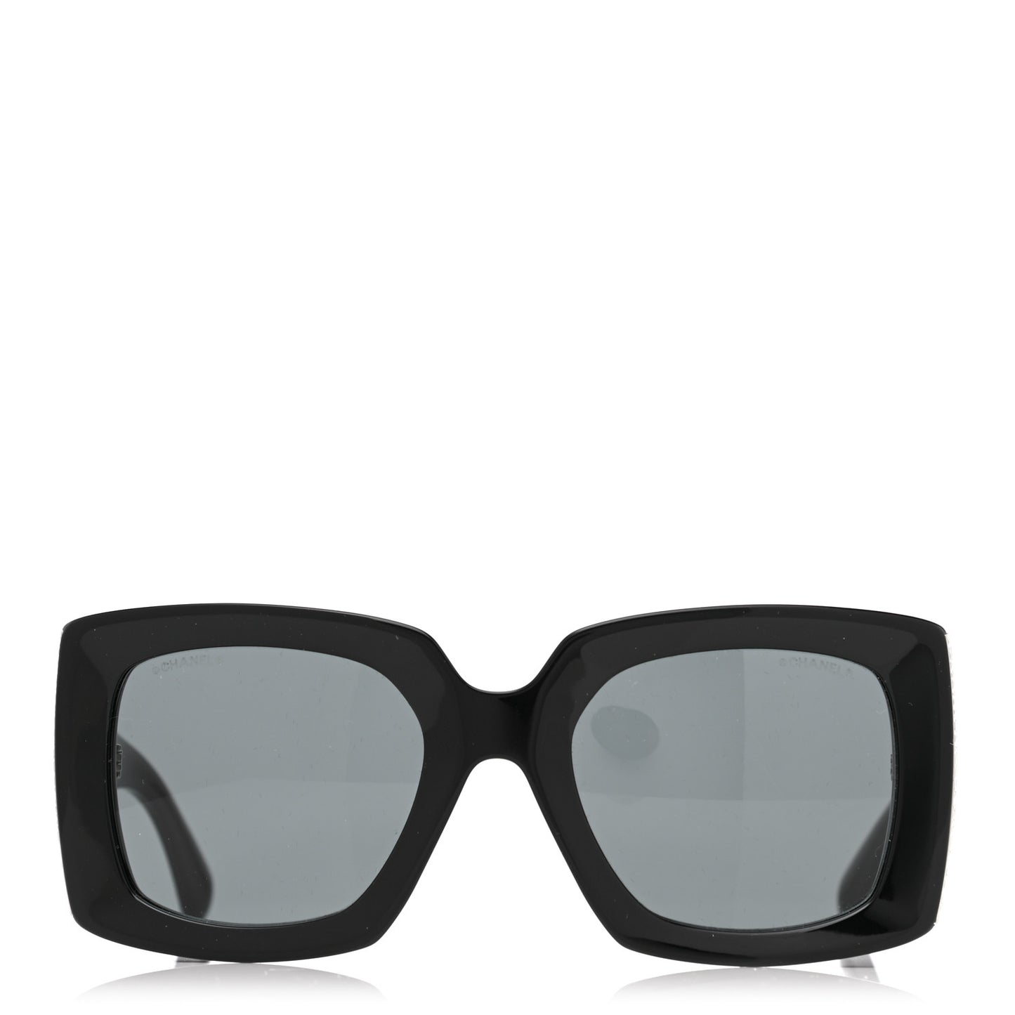 Acetate Rectangle Sunglasses 5435 Black