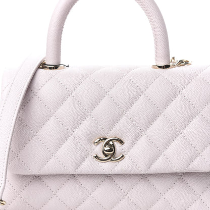 Chanel Caviar Quilted Mini Coco Handle Flap Lilas Lilac 9 of 11