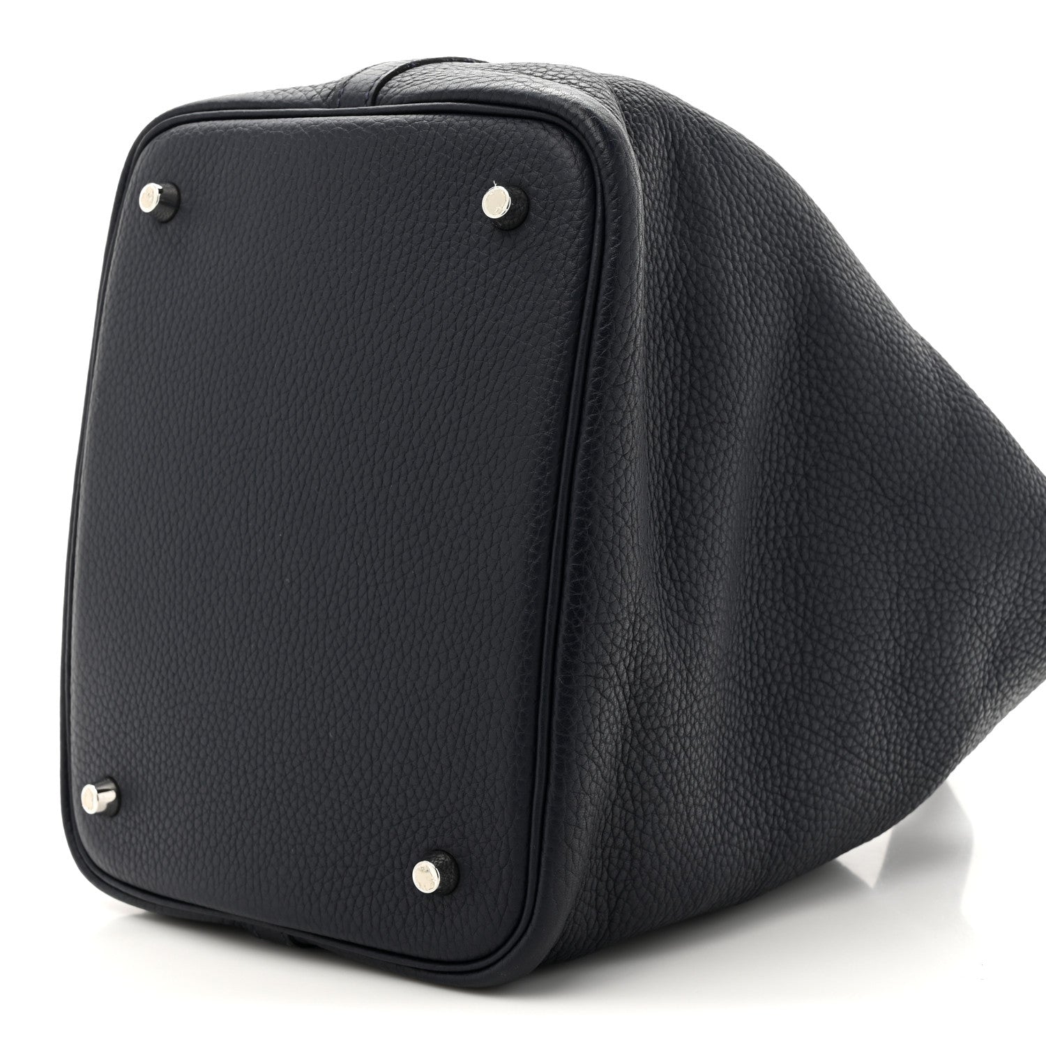 Hermes Taurillon Clemence Picotin Lock 22 MM Bleu Nuit 9 of 12