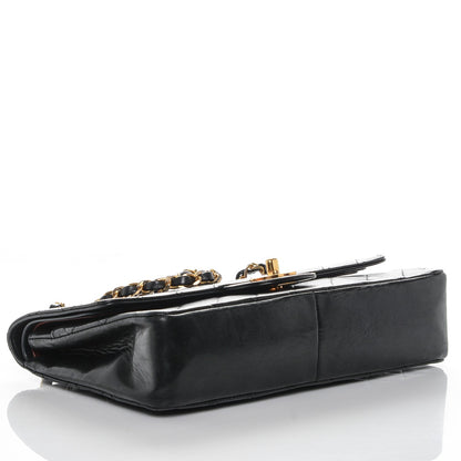 Chanel Lambskin Quilted Medium Double Flap Black 4 of 10