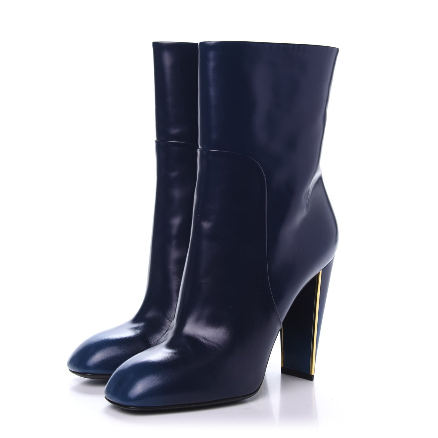 Calfskin Provoc Ankle Boots 39 Marine
