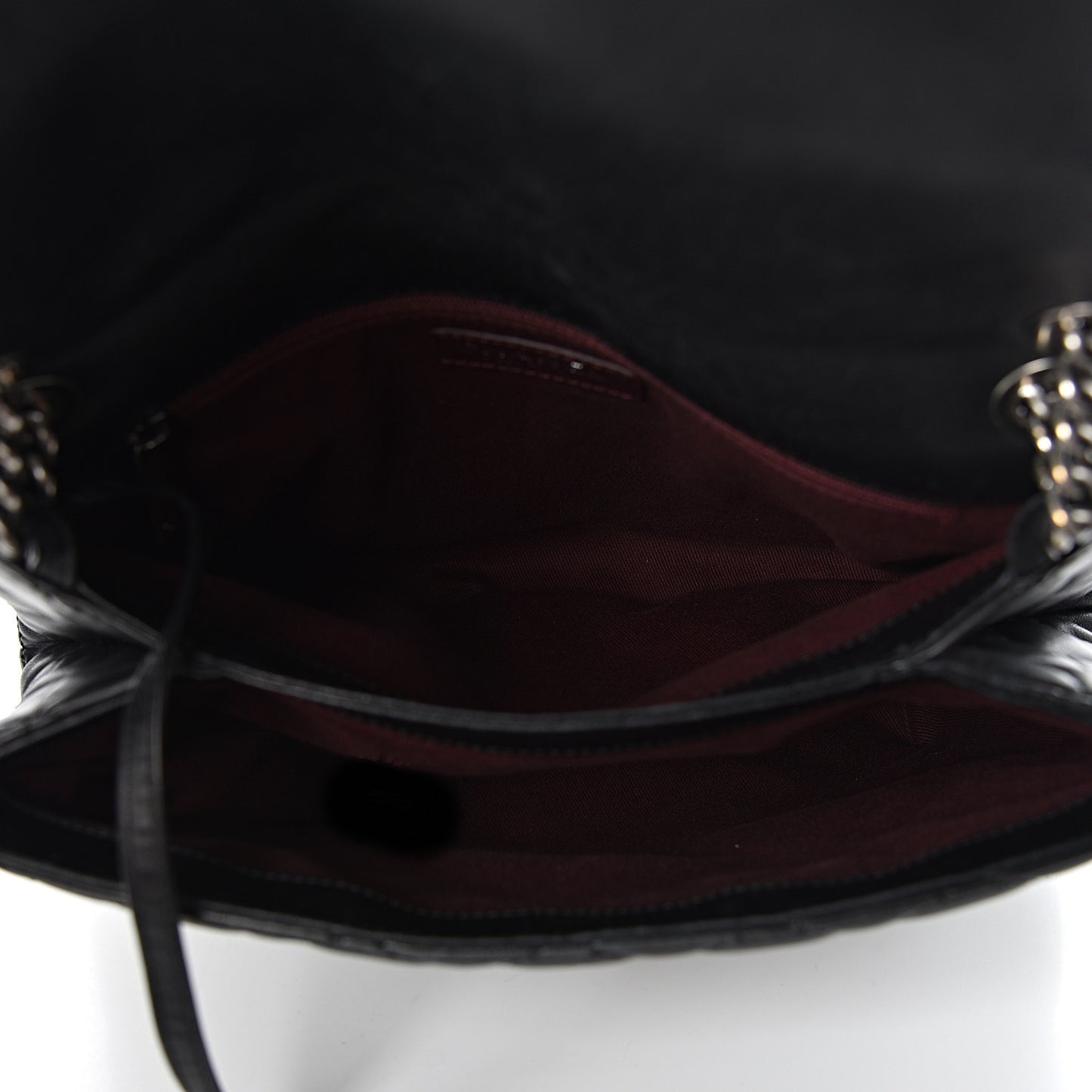 Lambskin Quilted Small Daily Supple Flap Black