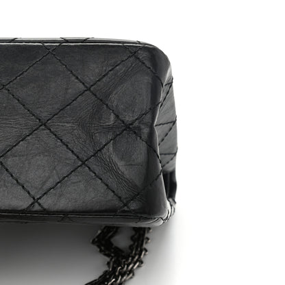 Chanel Aged Calfskin Quilted 2.55 Reissue 226 Flap Black 12 of 15