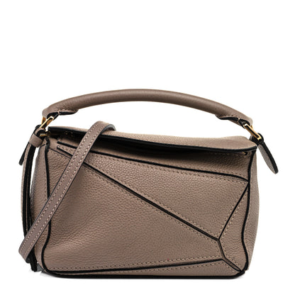 Loewe Grained Calfskin Mini Puzzle Bag Mink 1 of 9
