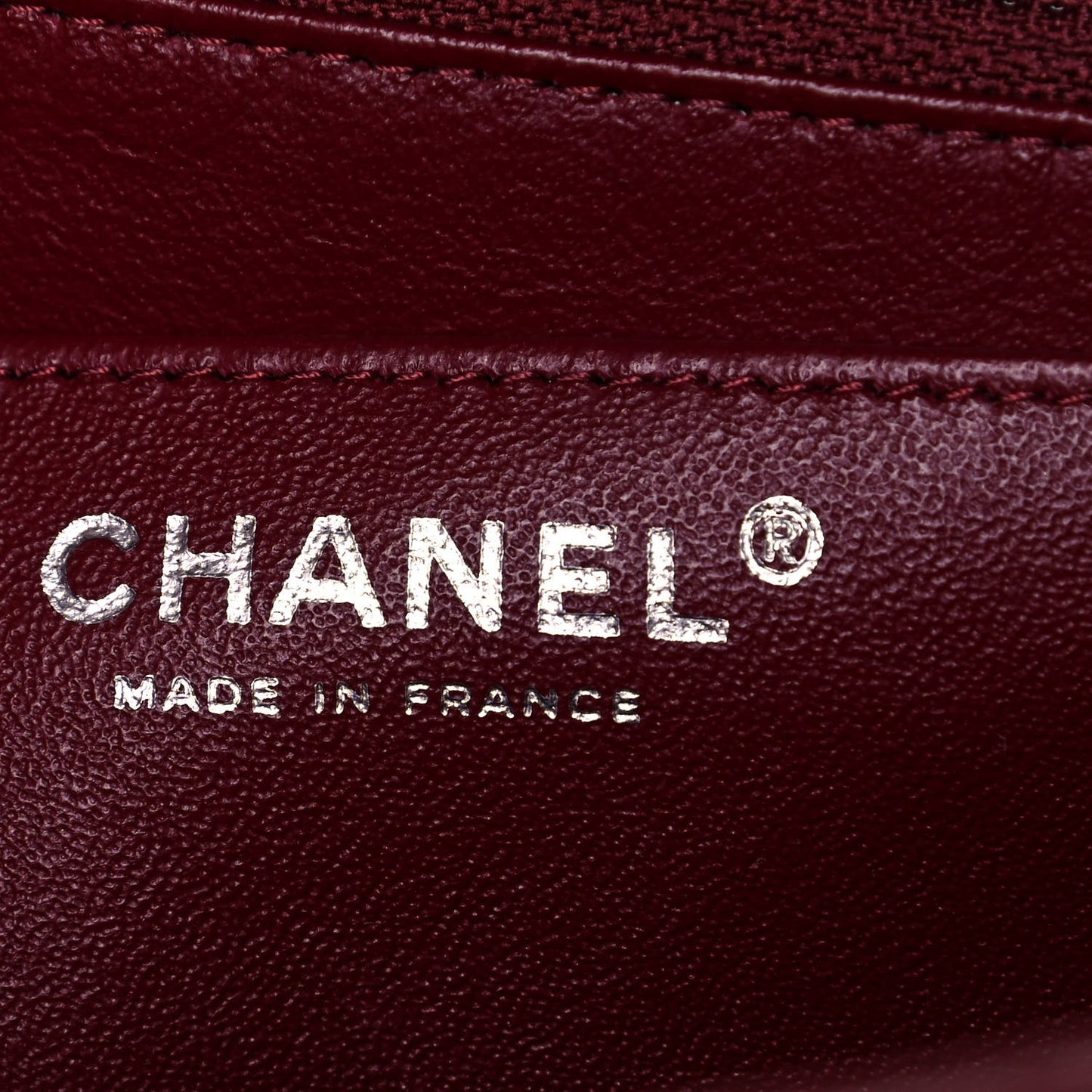 Caviar Quilted Maxi Single Flap Dark Red