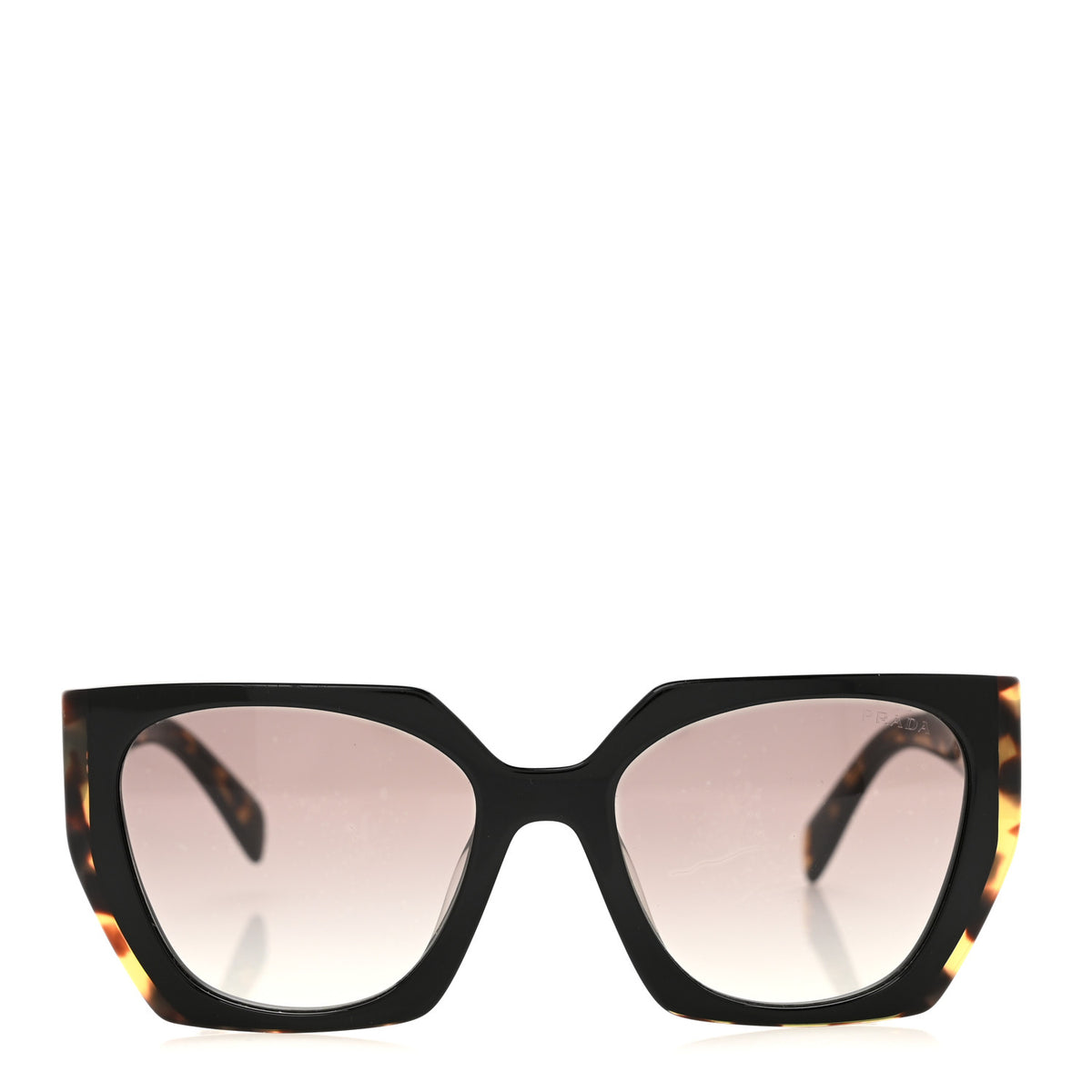 Prada Acetate Sunglasses SPR 15W Tortoise Black 2 of 7