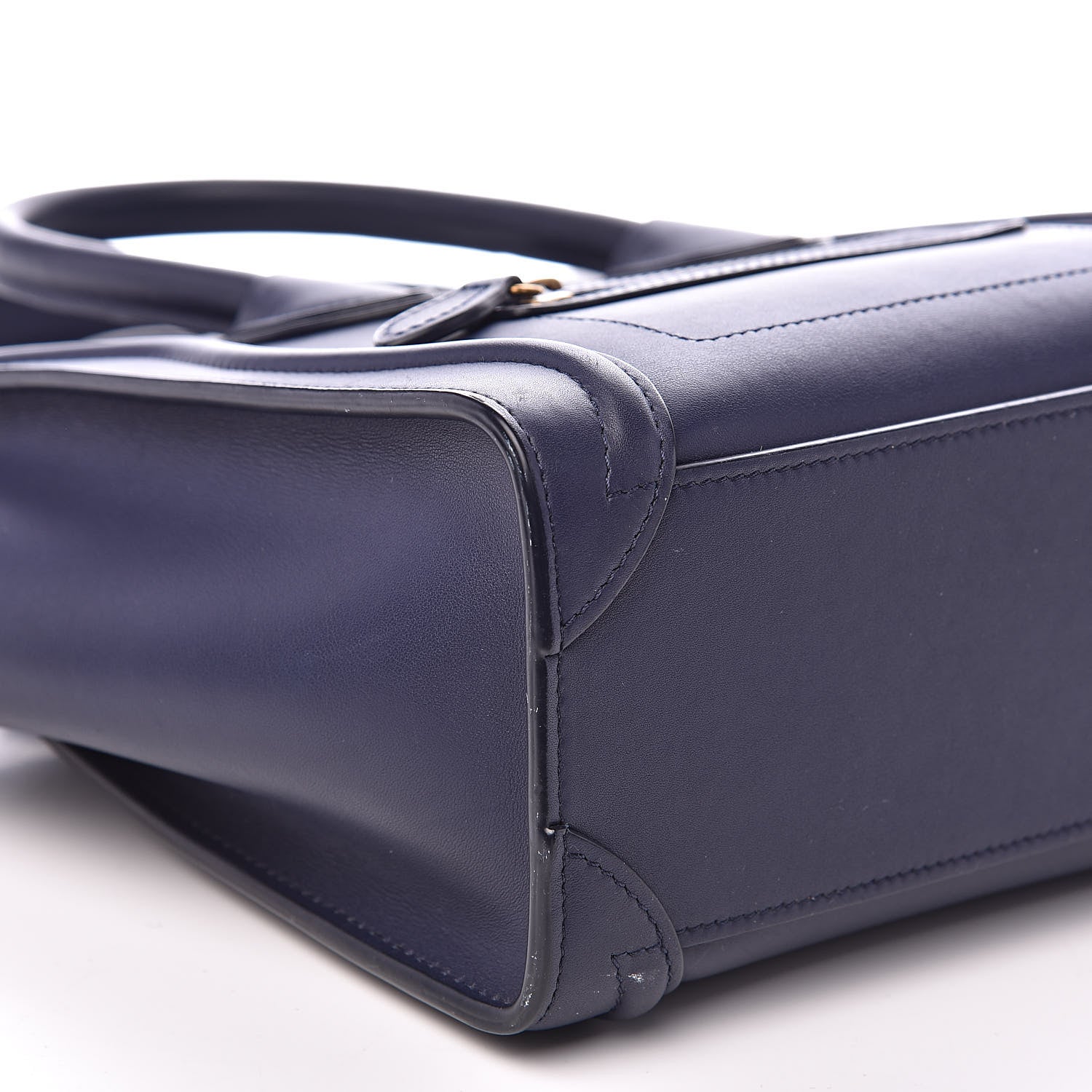 Celine Smooth Calfskin Nano Luggage Ink 8 of 13