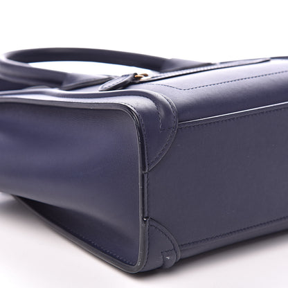Celine Smooth Calfskin Nano Luggage Ink 8 of 13