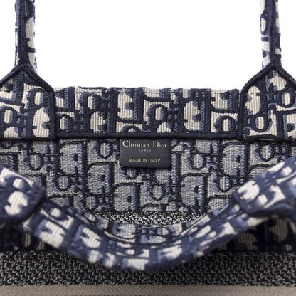 Christian Dior Oblique Medium Book Tote Blue Multicolor 6 of 10