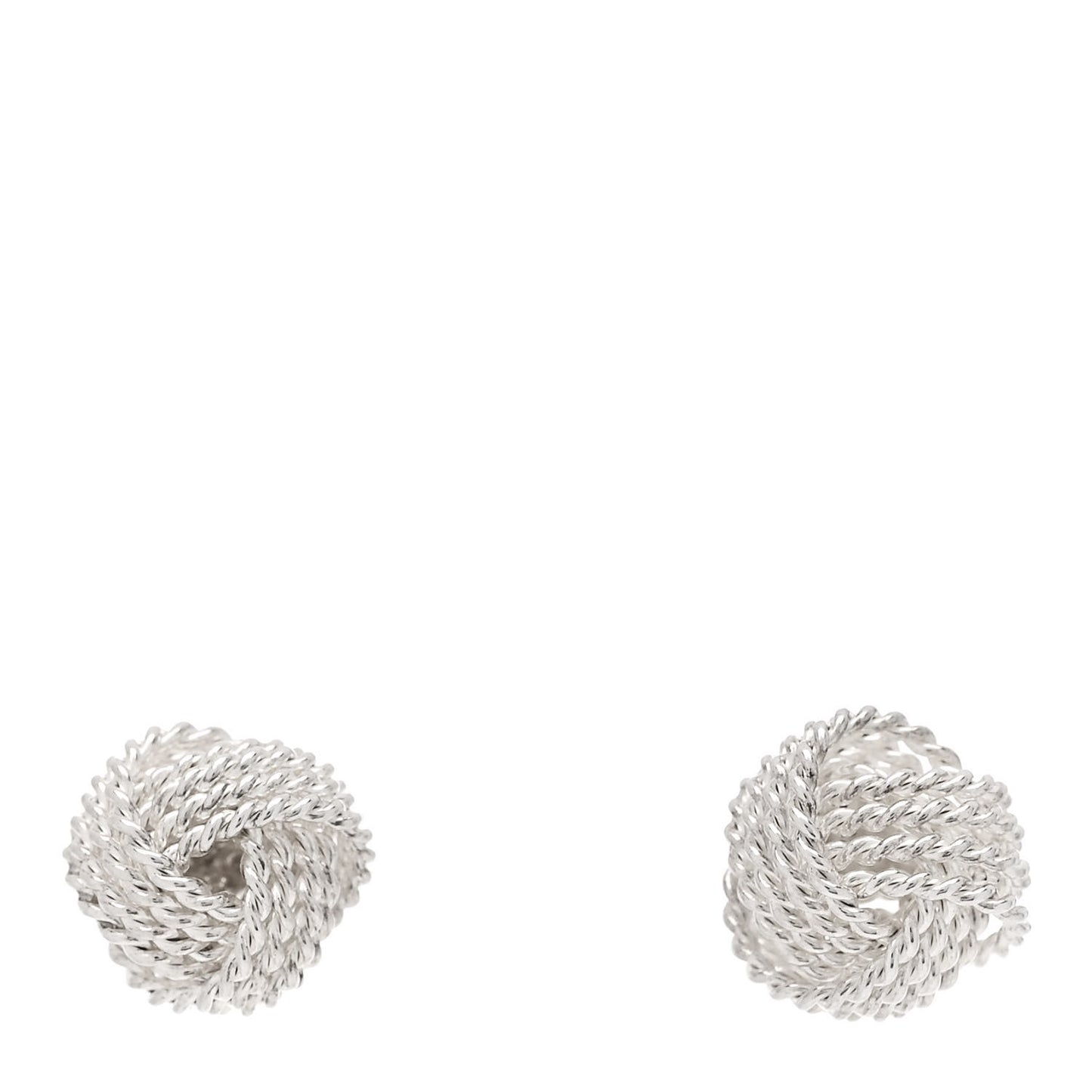 Sterling Silver Twist Knot Earrings