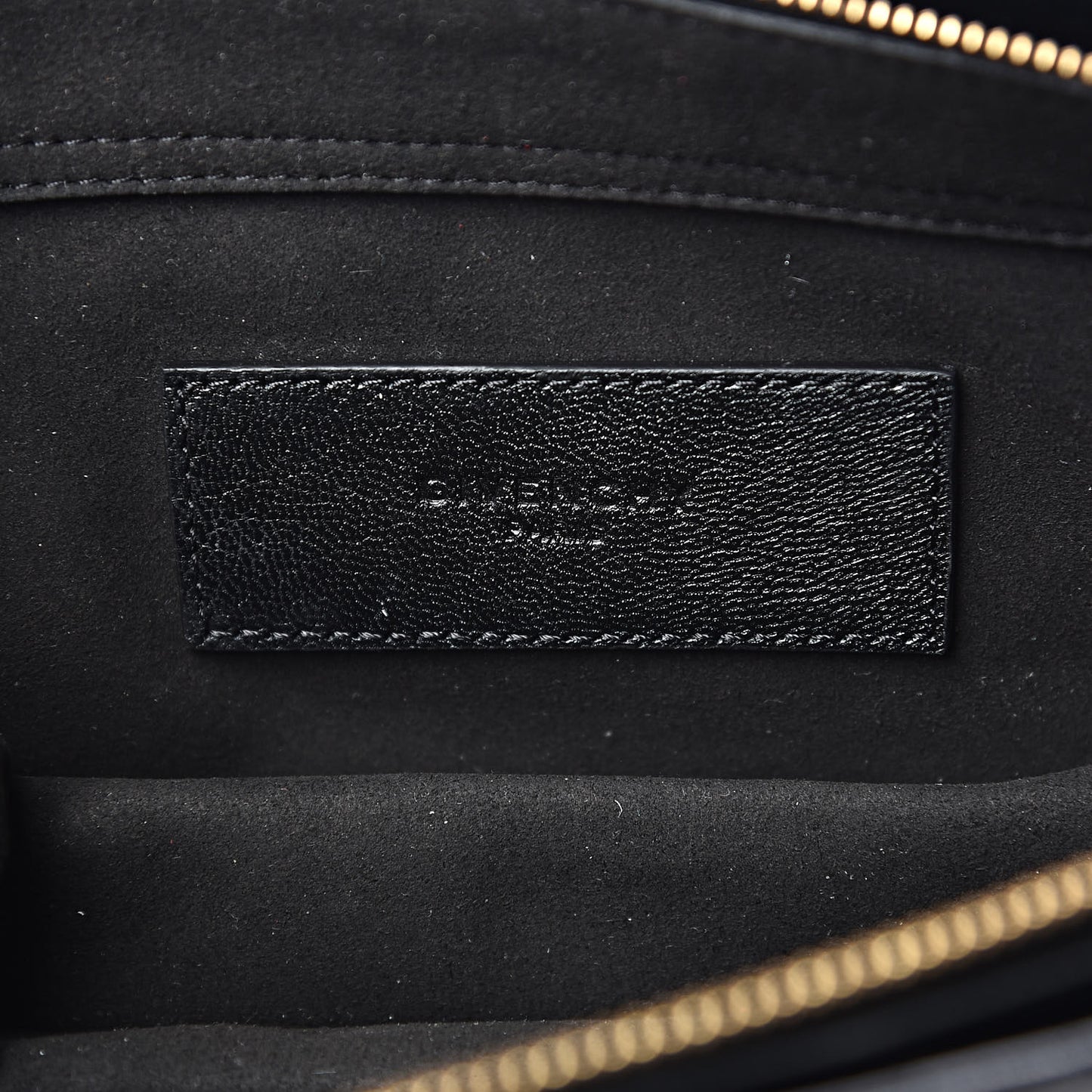 Textured Calfskin Cross 3 Crossbody Bag Black