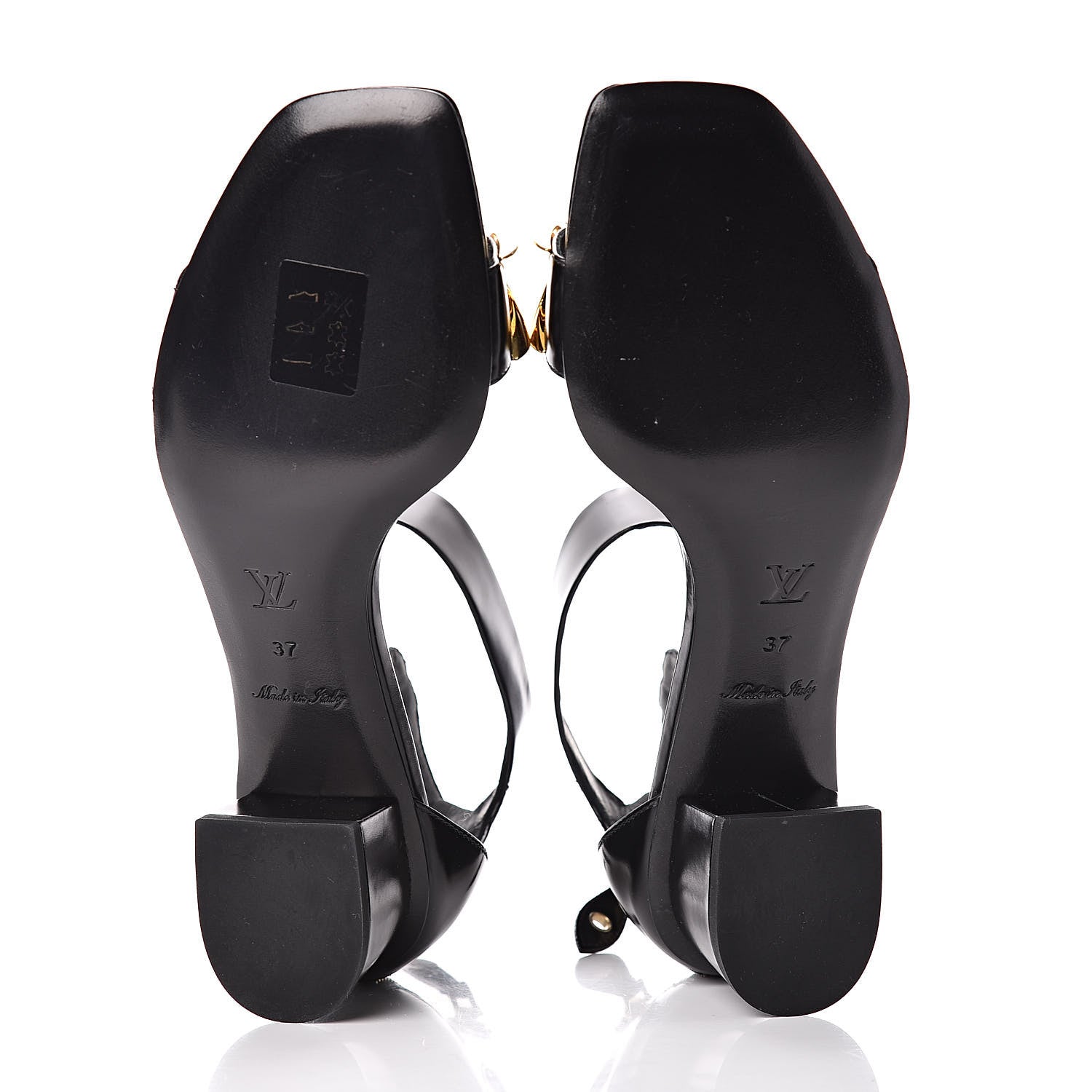 Louis Vuitton Calfskin Westbound Sandal 37 Black 5 of 8