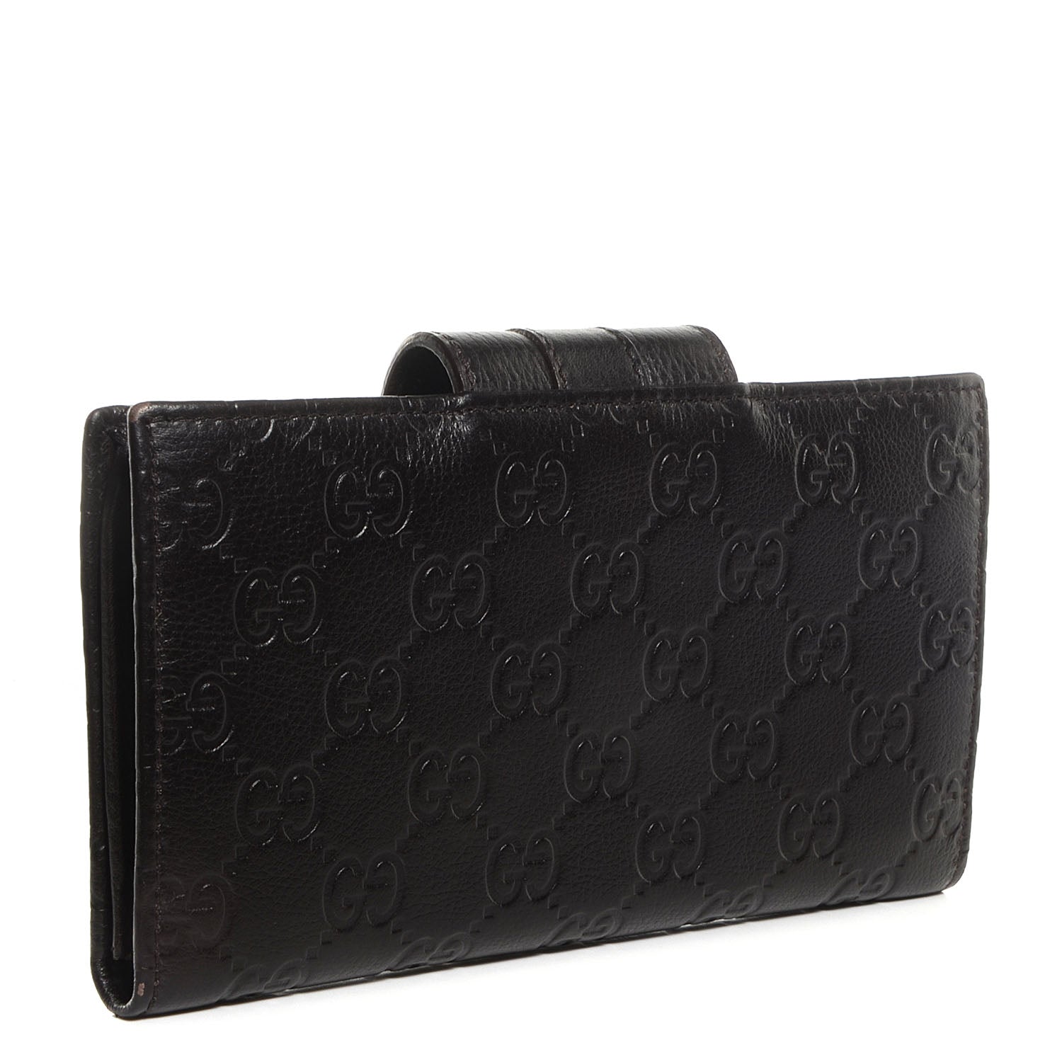 Gucci Guccissima Ladies Web Long Wallet Chocolate 3 of 8