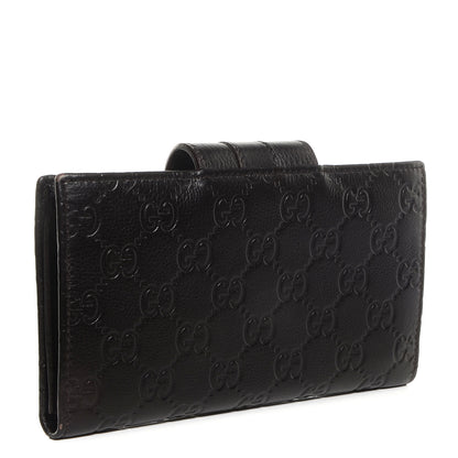 Gucci Guccissima Ladies Web Long Wallet Chocolate 3 of 8