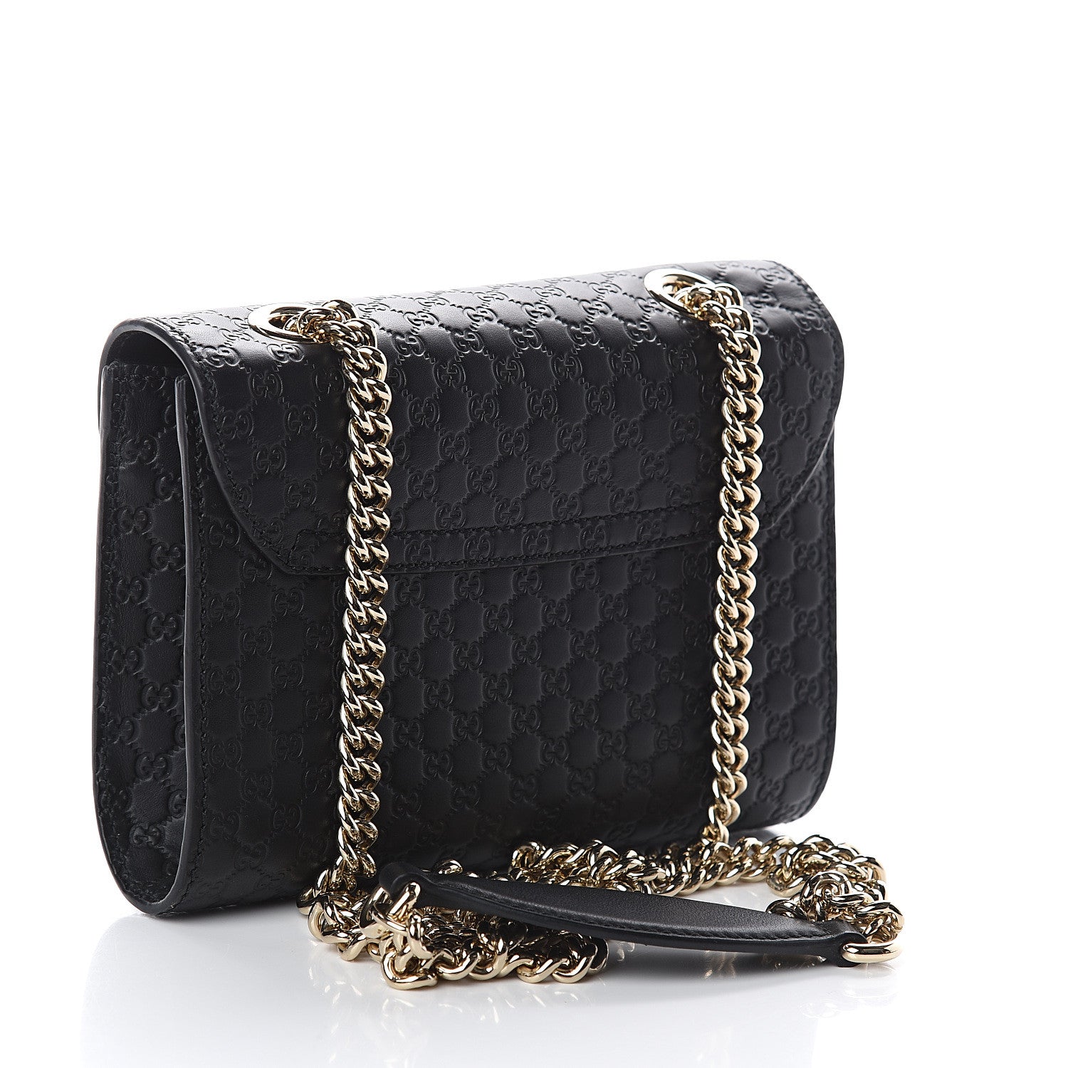 Gucci Microguccissima Mini Emily Shoulder Bag Black 2 of 5