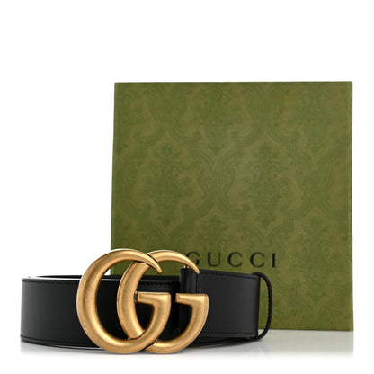 Gucci Calfskin Double G 40mm Belt 80 32 Black 6 of 6