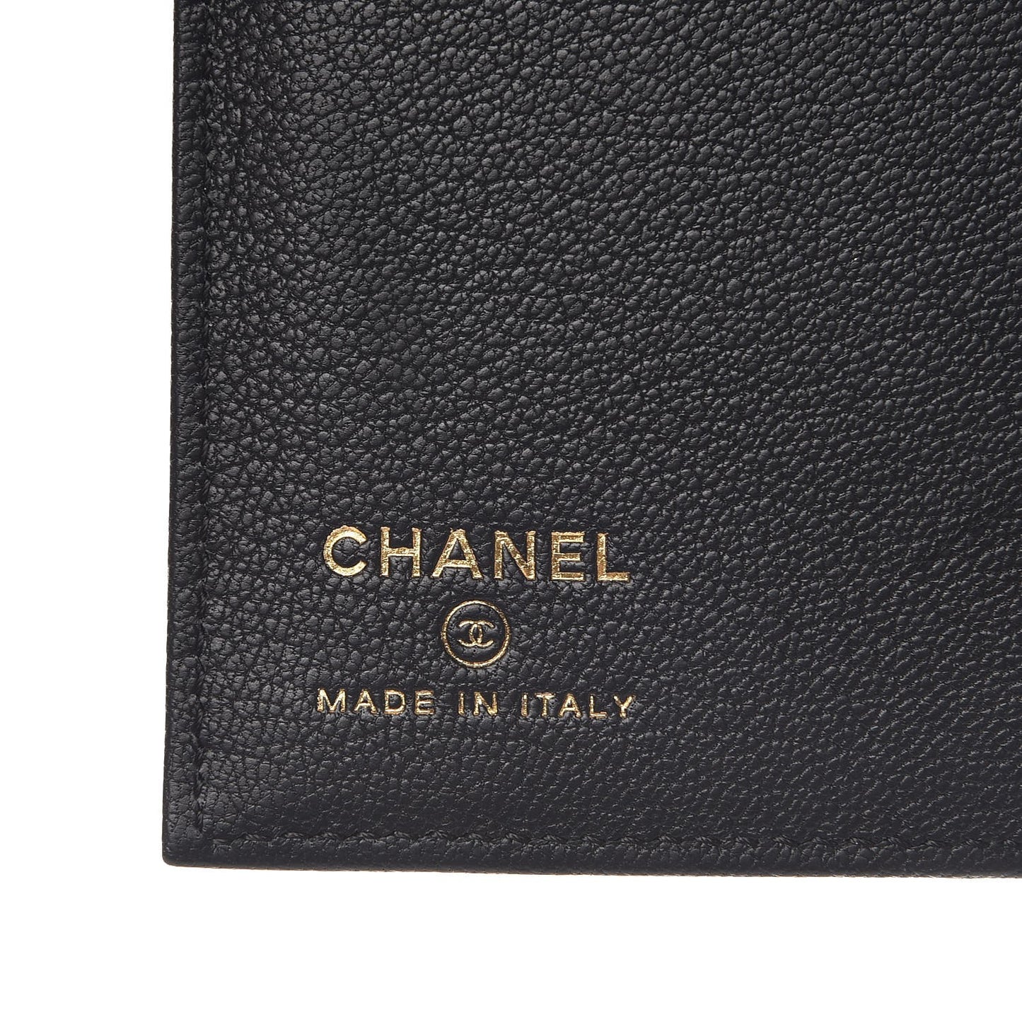 Goatskin Passport Holder Black